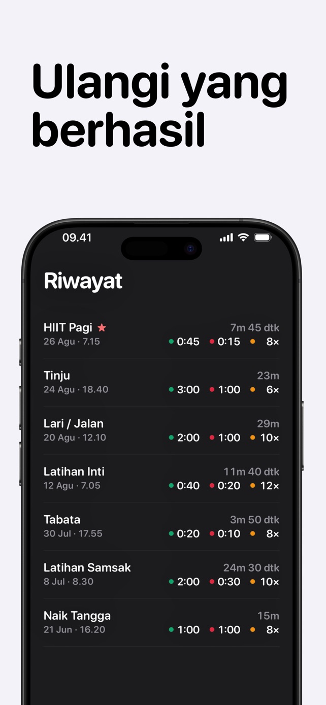 Ulangi yang berhasil