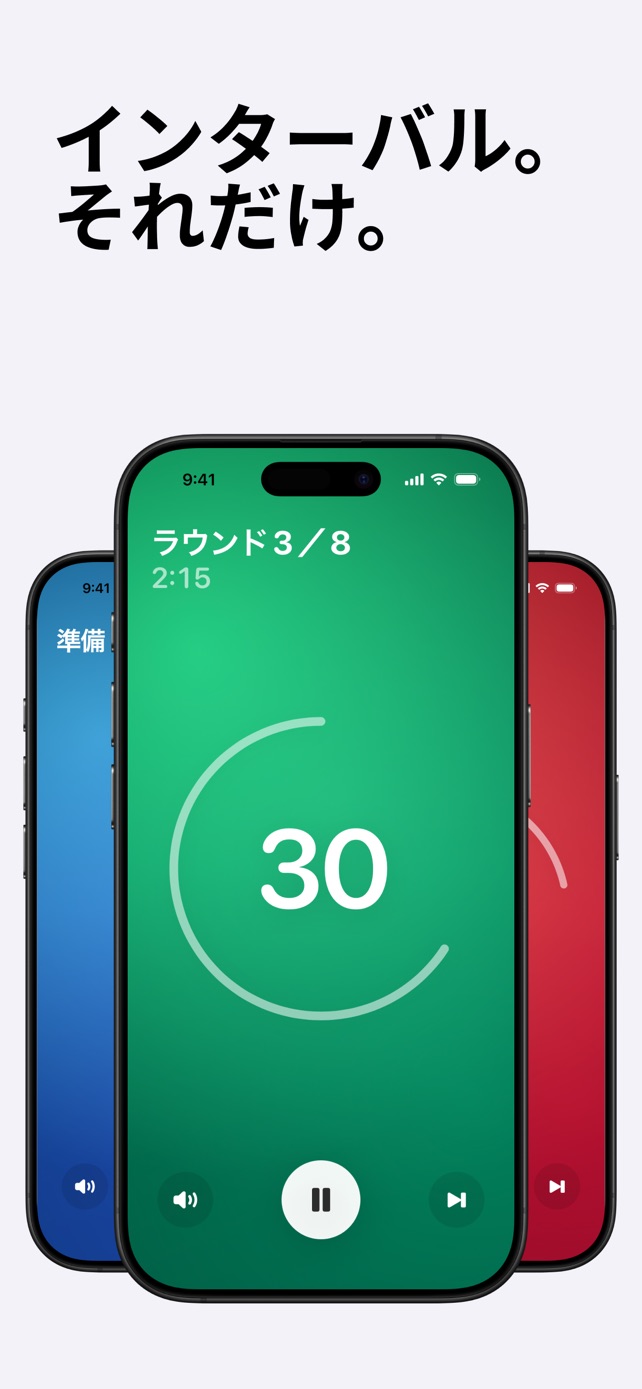 インターバル。 それだけ。