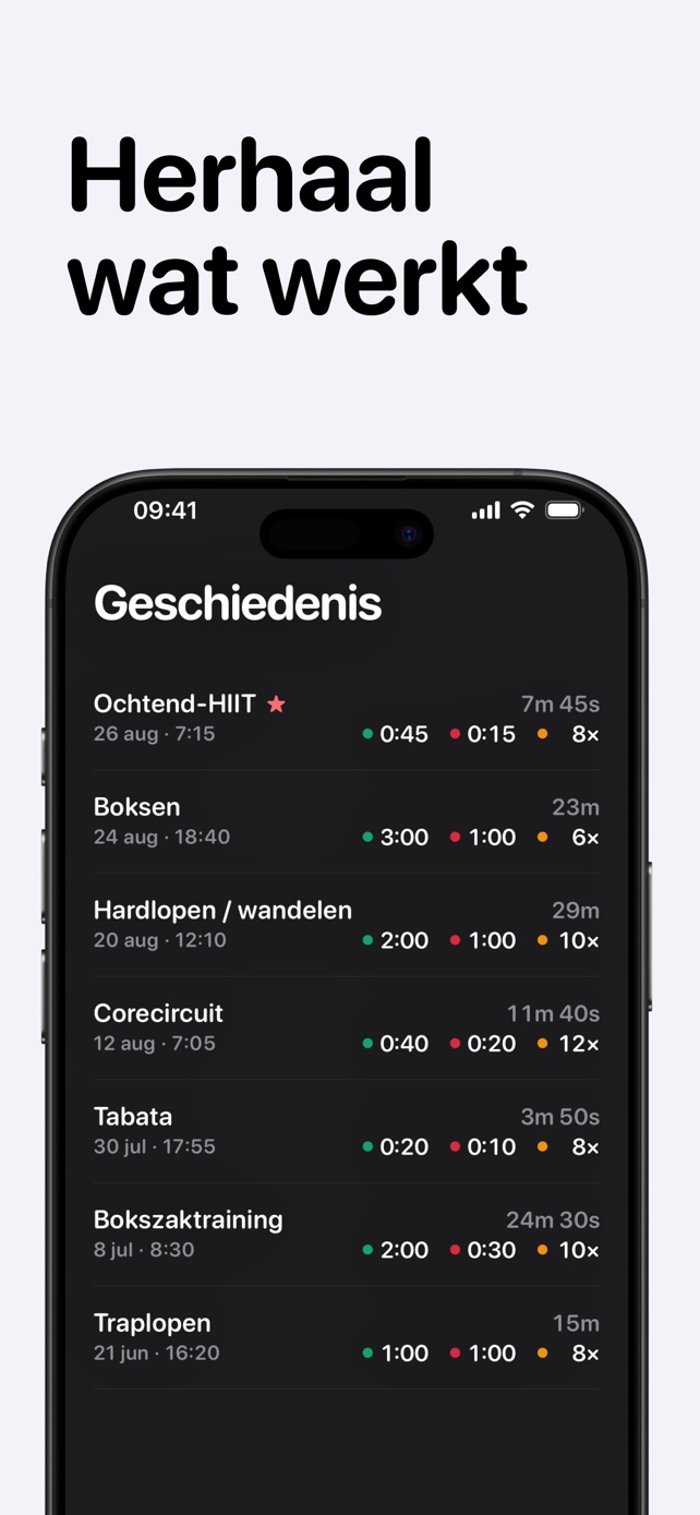 Herhaal wat werkt