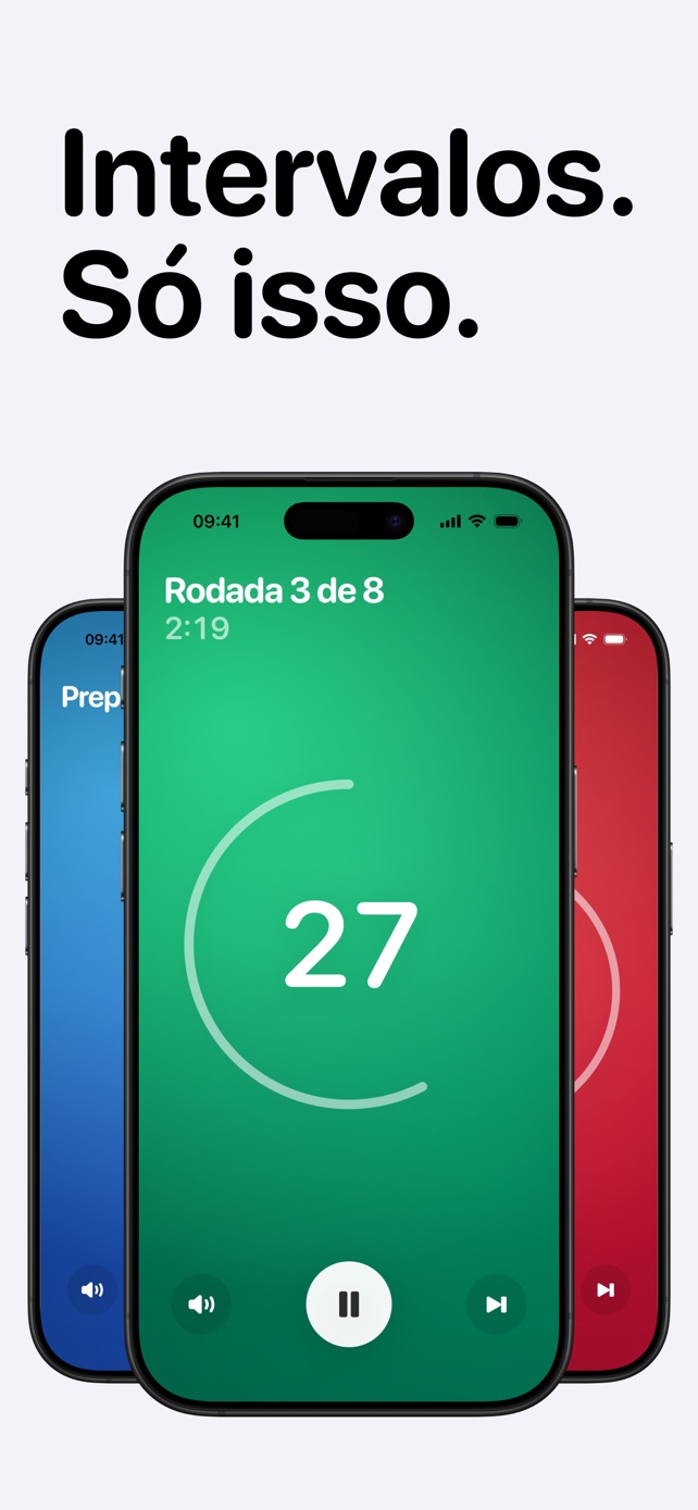 Intervalos. Só isso.