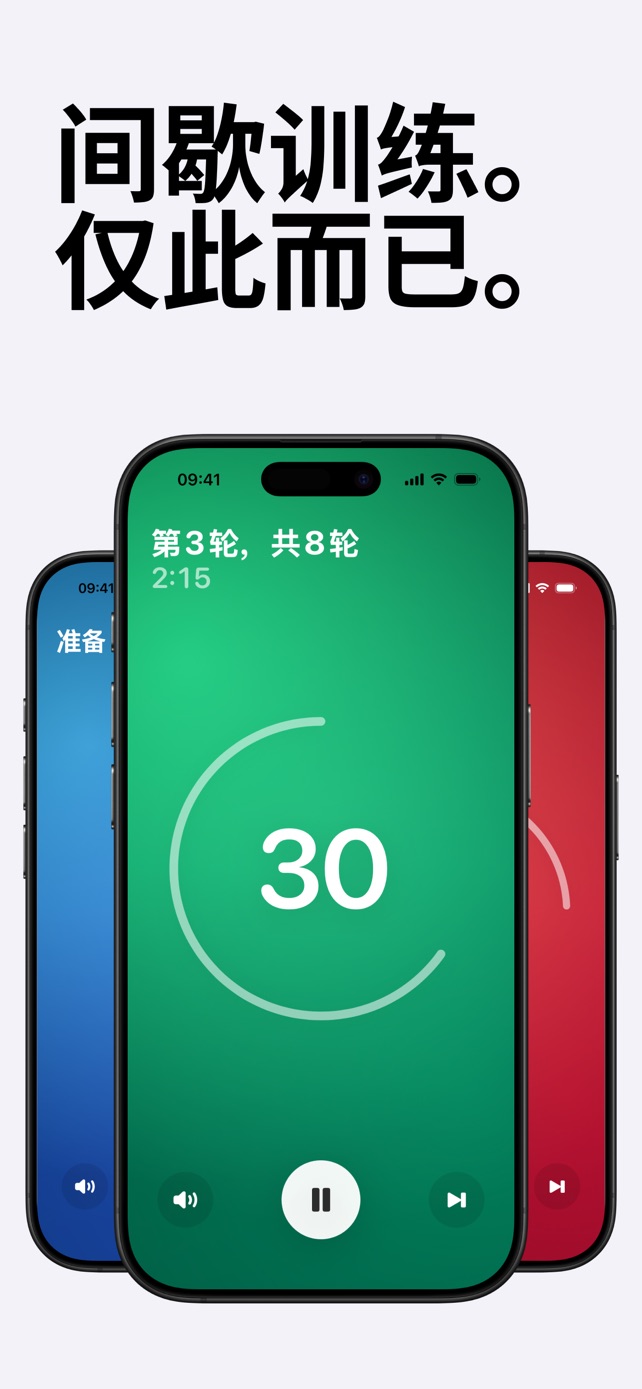 间歇训练。 仅此而已。