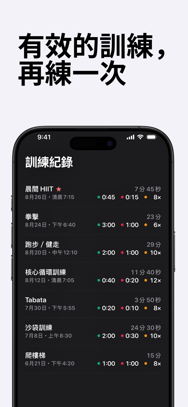 有效的訓練, 再練一次